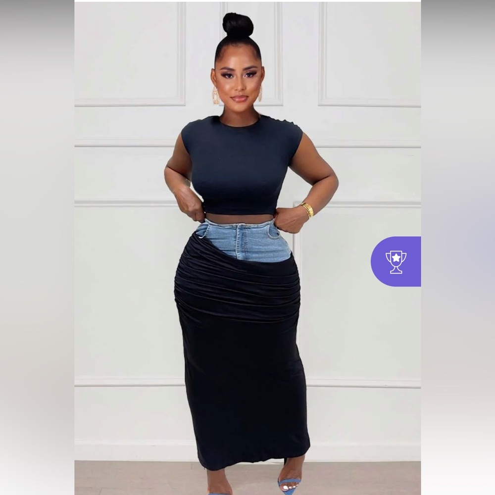 Maxi skirt set